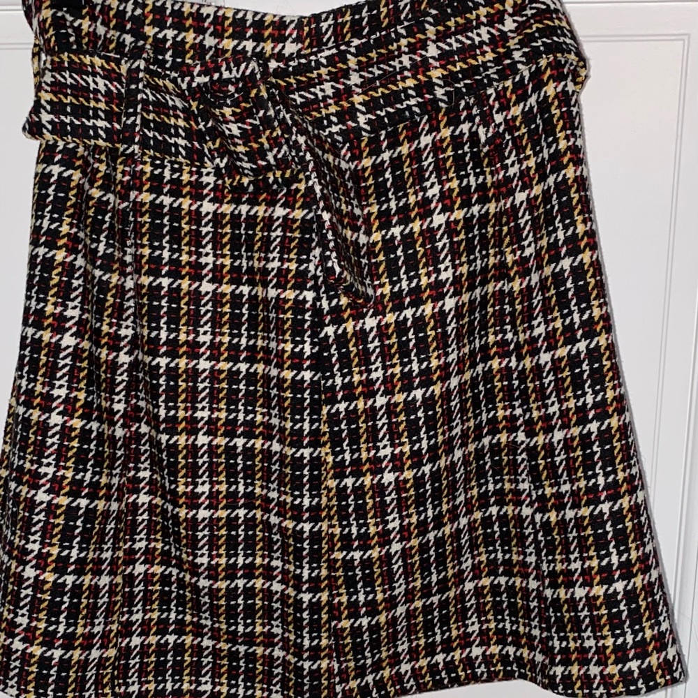 Forever 21 plaid belted skirt.